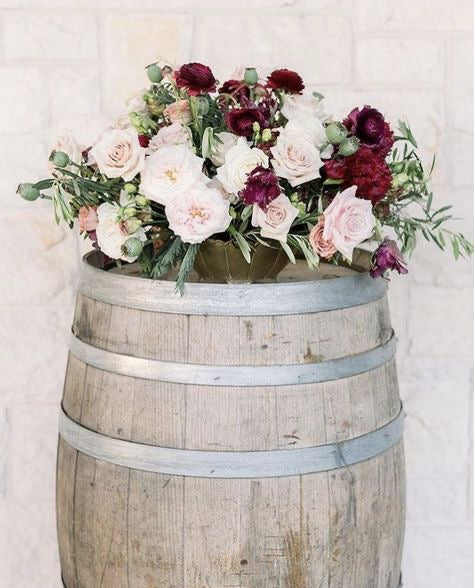 Burgundy & Blush Wedding Flowers