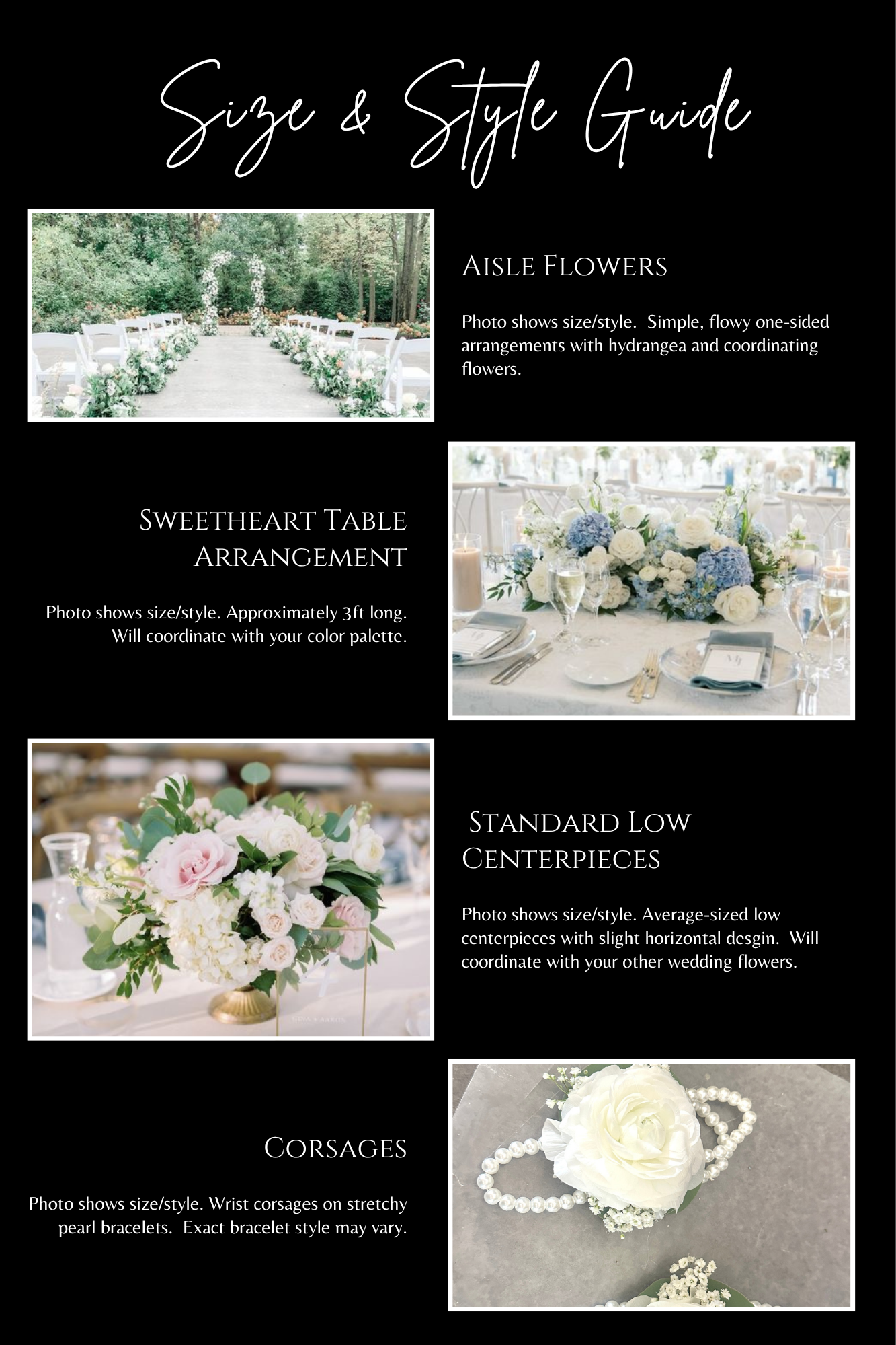 White & Blue Wedding Flowers