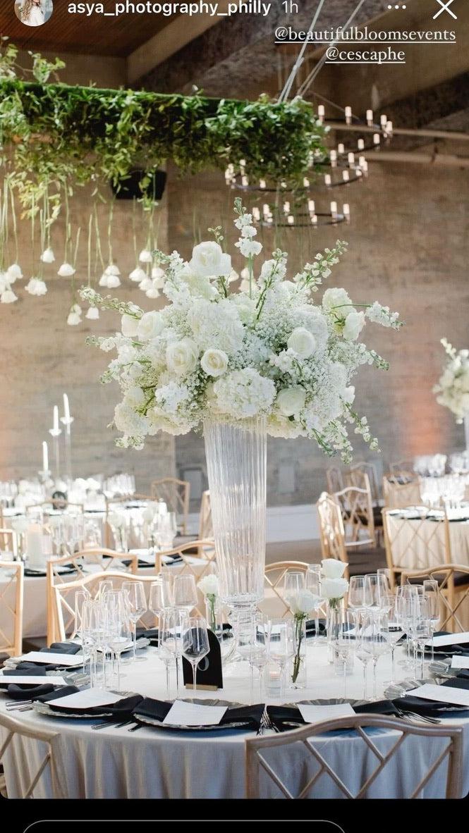 White Whimsical Flowers, No Greenery