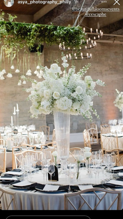 White Whimsical Flowers, No Greenery
