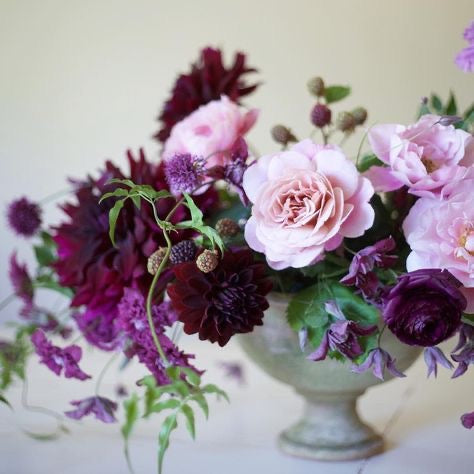 Shades of Purple & Plum Wedding Flowers