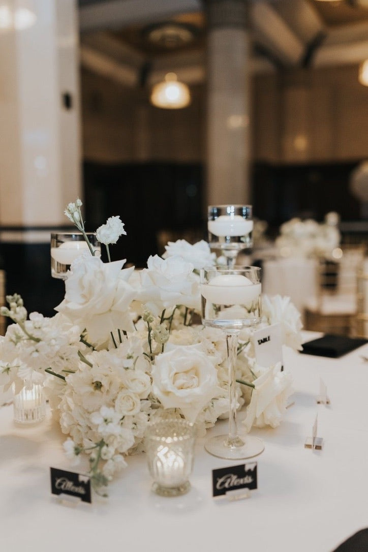 White Whimsical Flowers, No Greenery