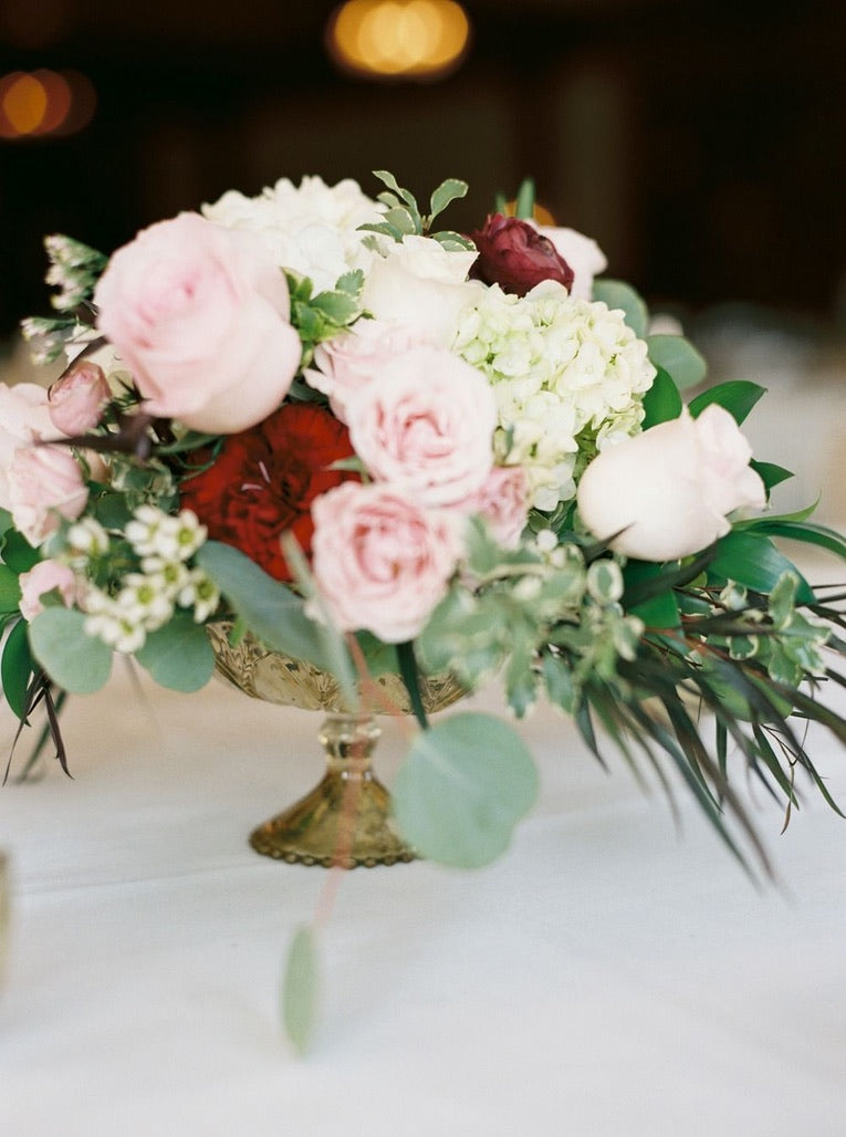 Burgundy & Blush Wedding Flowers