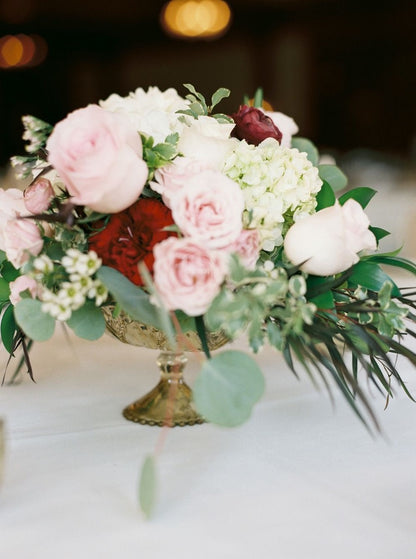 Burgundy & Blush Wedding Flowers