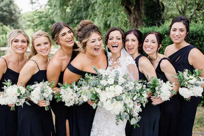White Flowers- Eucalyptus Greenery