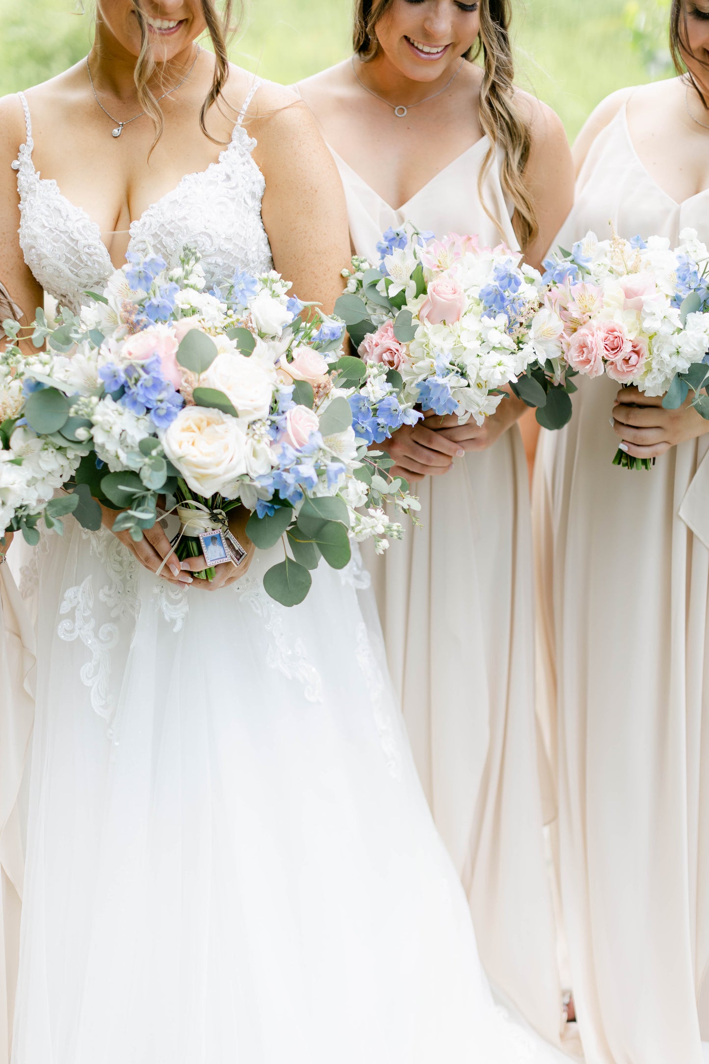 Blue, Blush, & White | Wedding Flowers