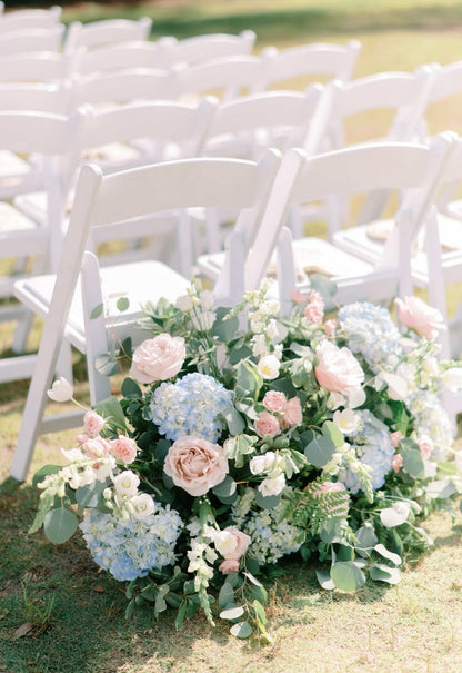 Blue, Blush, & White | Wedding Flowers