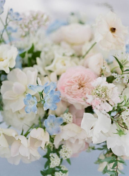 Blue, Blush, & White | Wedding Flowers