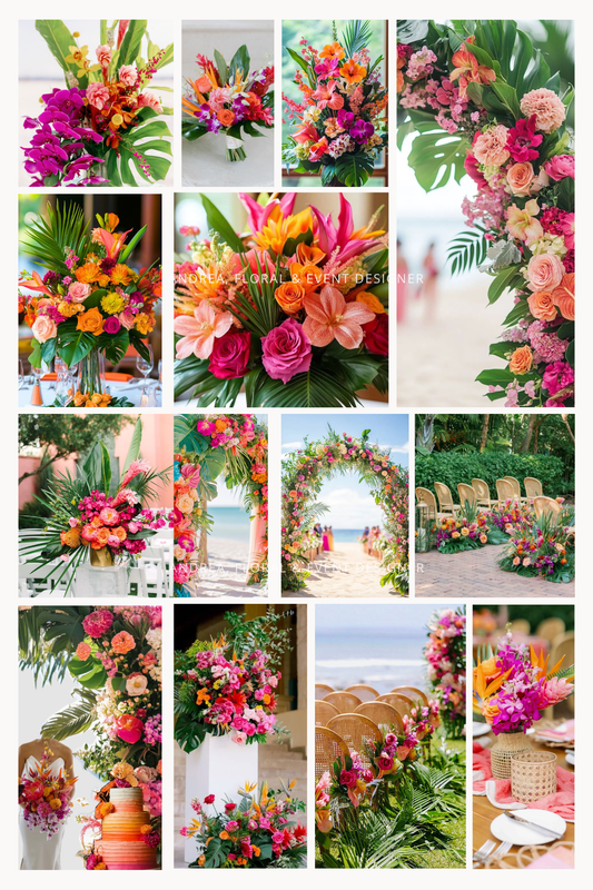 Bold Tropicals: Pink, Magenta, Orange