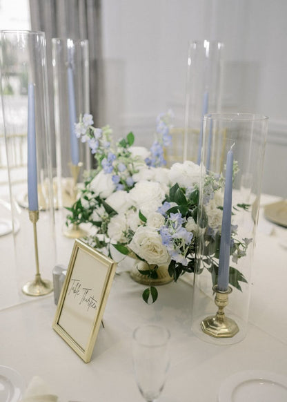 White & Blue Wedding Flowers